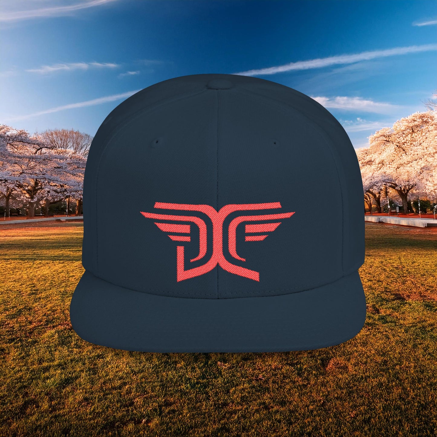 Winged DC Flat Bill Snapback