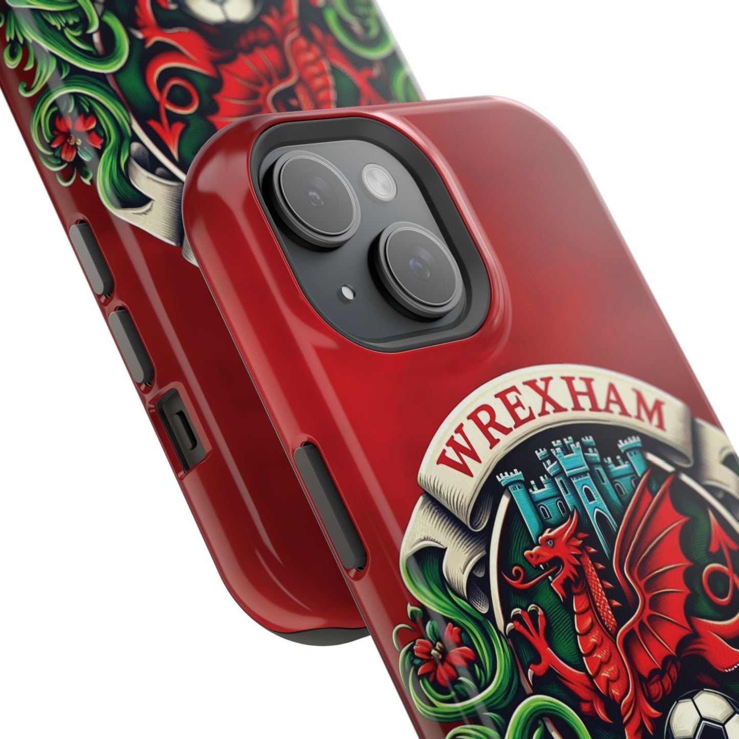 Wrexham Crest Impact-Resistant Cases