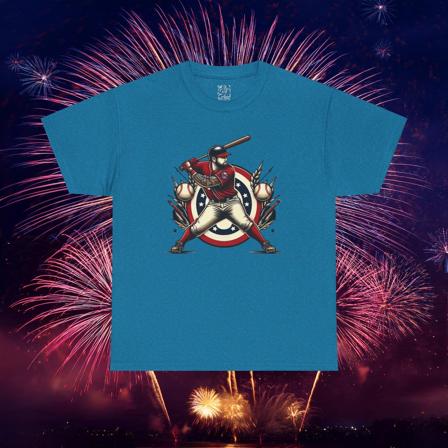 Washington Baseball At Bat Tee