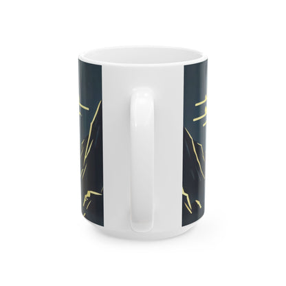 Midnight Circle Ceramic Mugs (11oz\15oz)