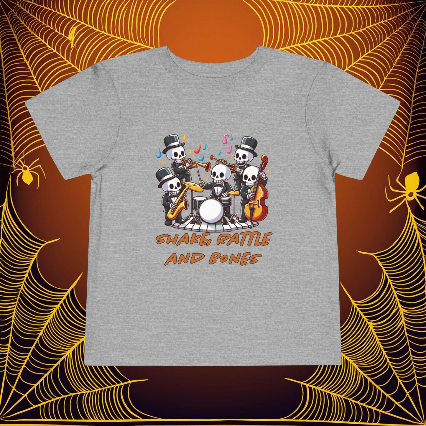 Skeleton Shake, Rattle and Bones Toddler Tee