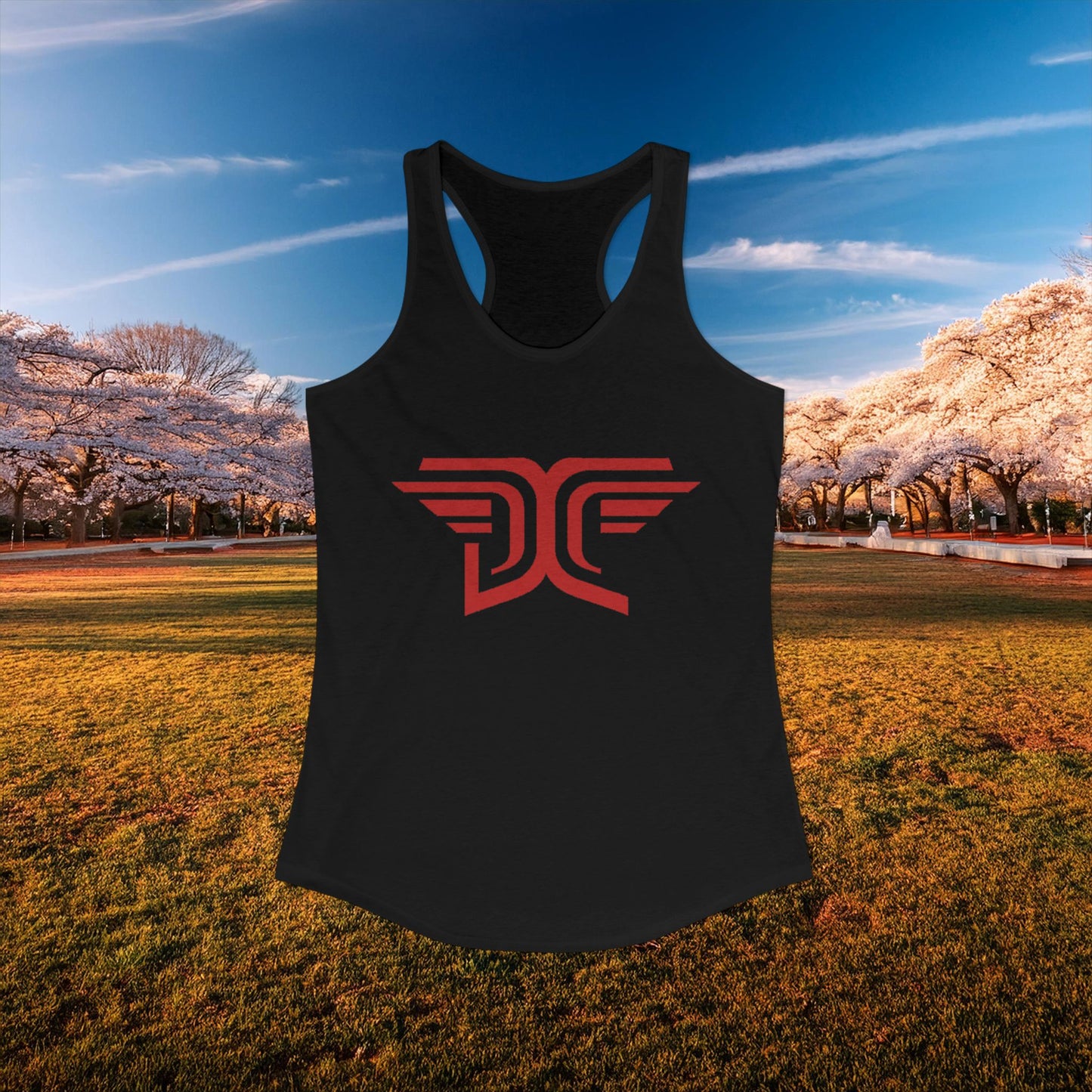 Winged DC Women's Racerback Tank