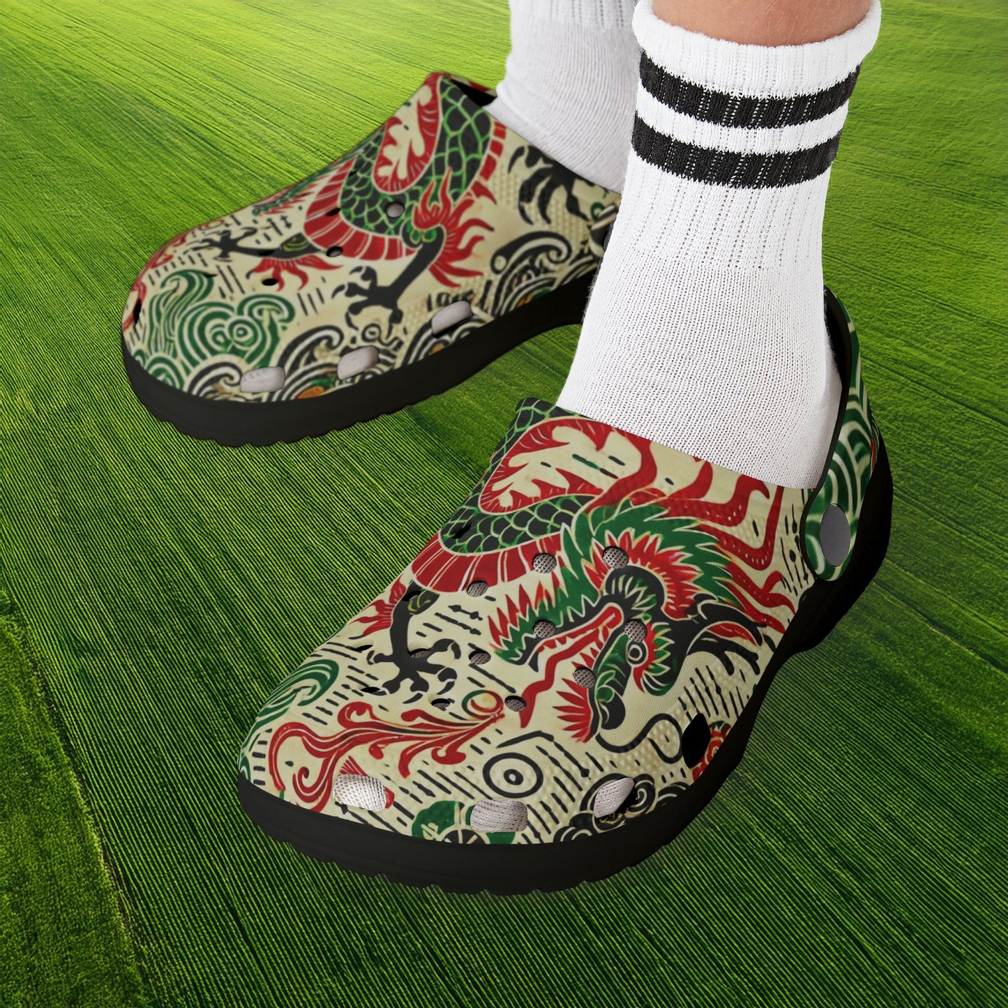 Dragon Dance Kid's Foam Clogs