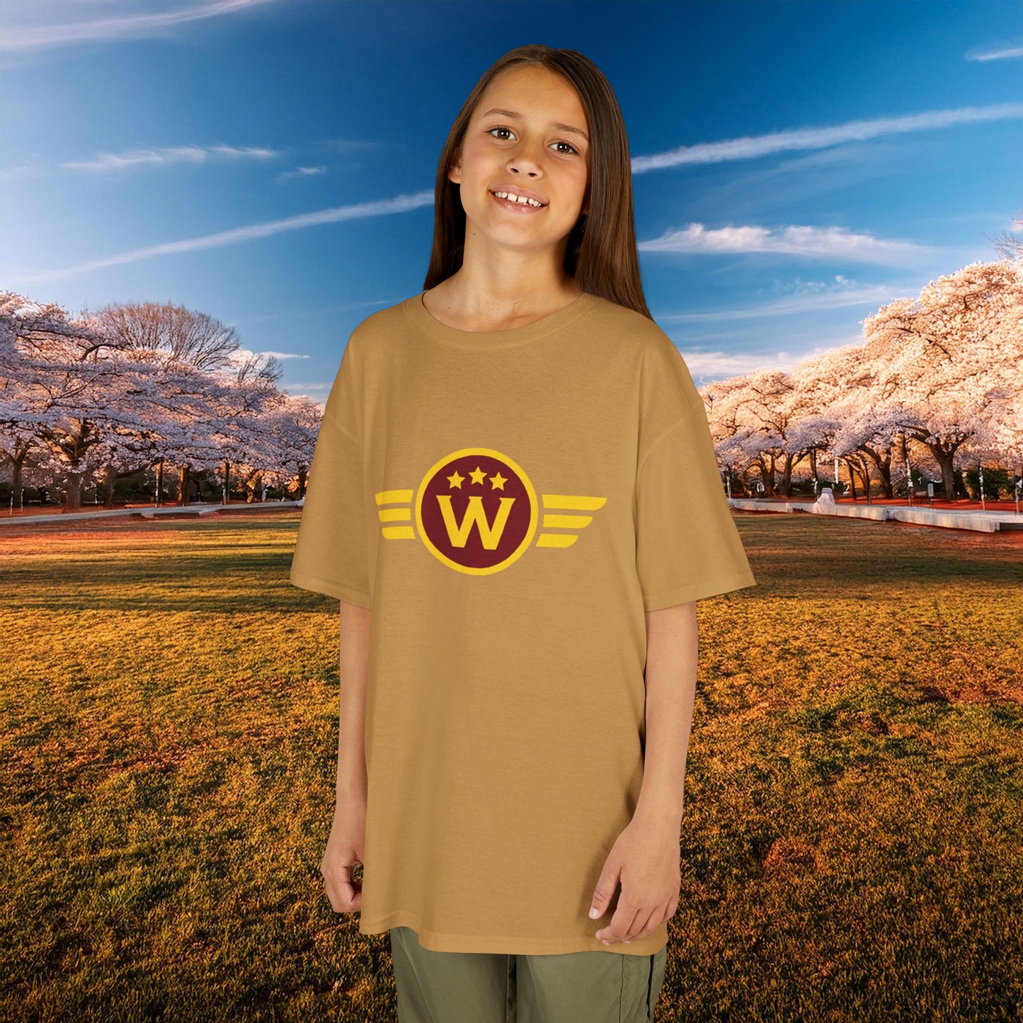 Washington DC Football Logo Kids Tee