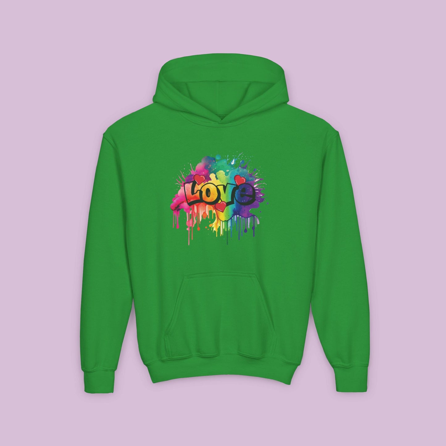 Love Color Bomb Youth Hoodie