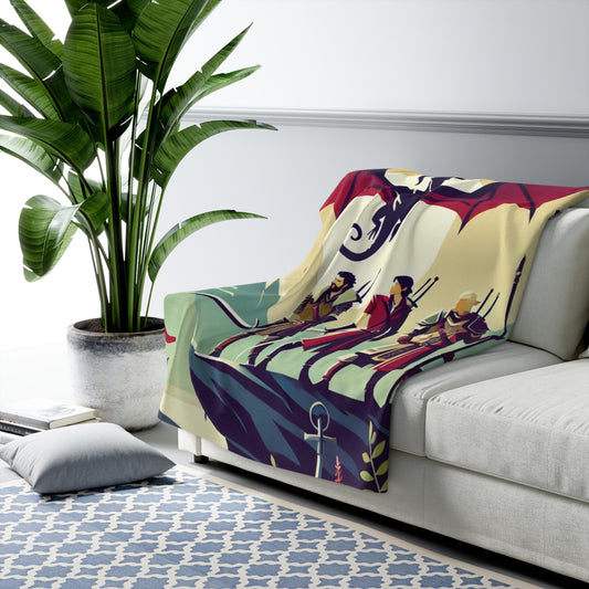 Hinterlands Sherpa Fleece Blanket