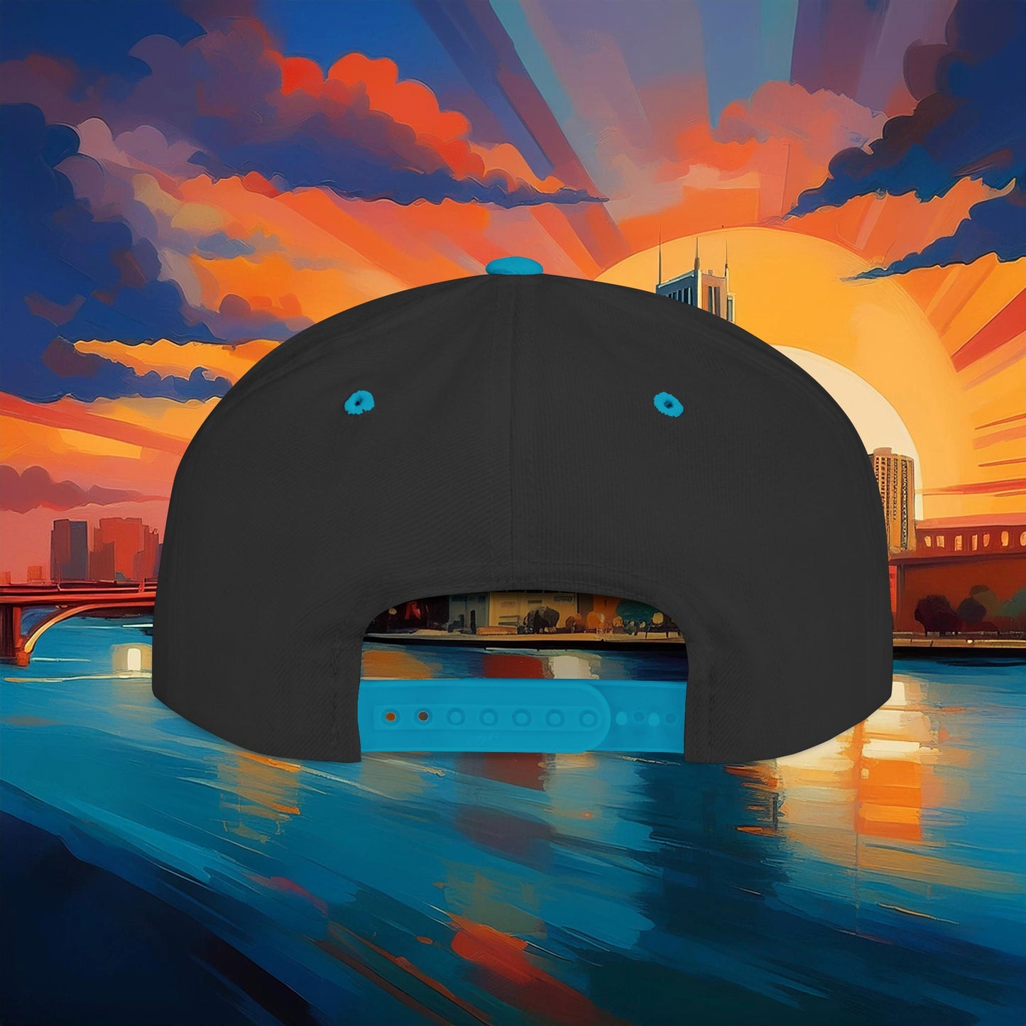 NY Baseball Big Apple Flat Bill Snapback