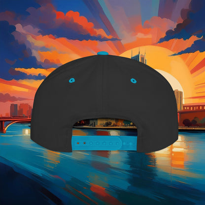 NY Baseball Big Apple Flat Bill Snapback