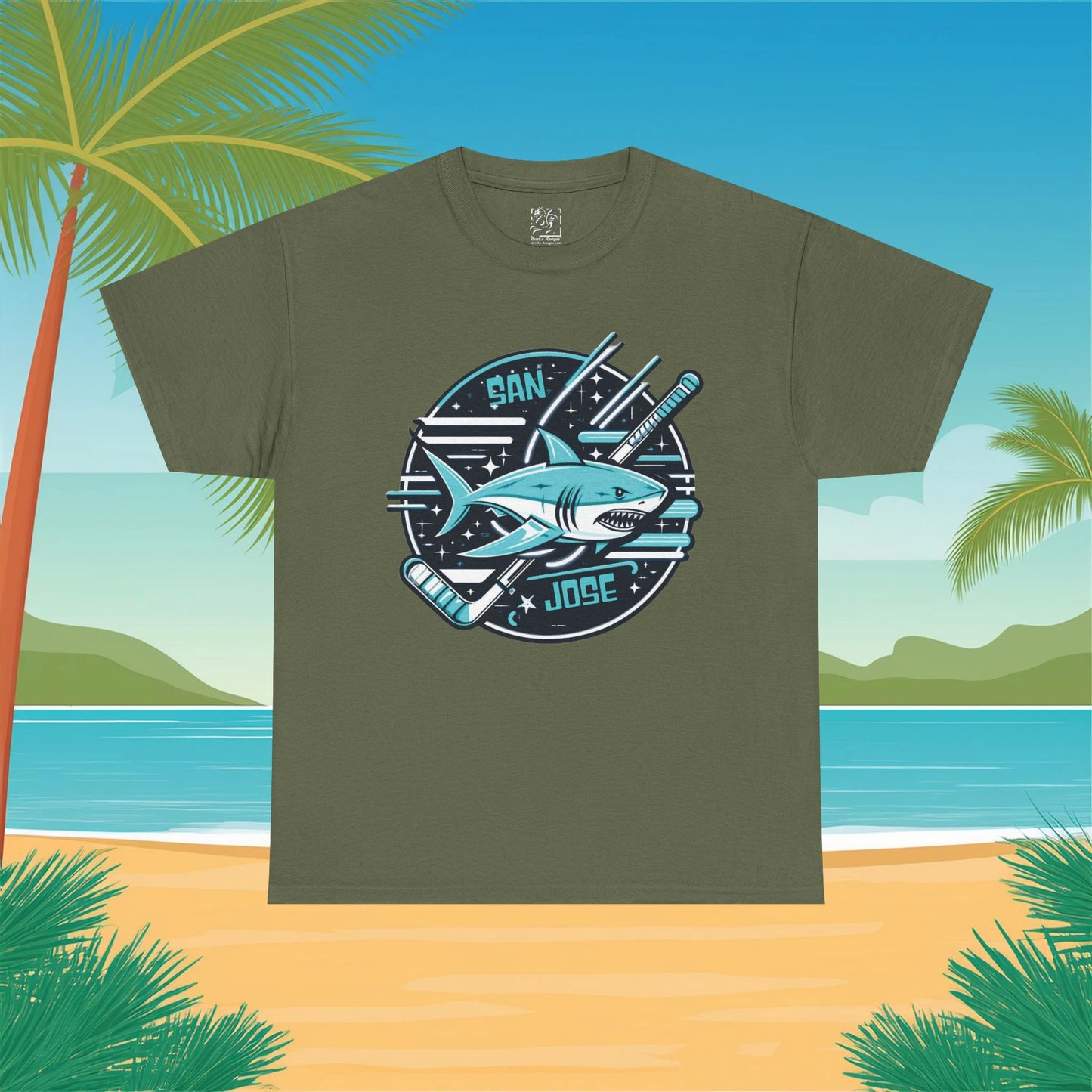 San Jose Hockey Logo Tee