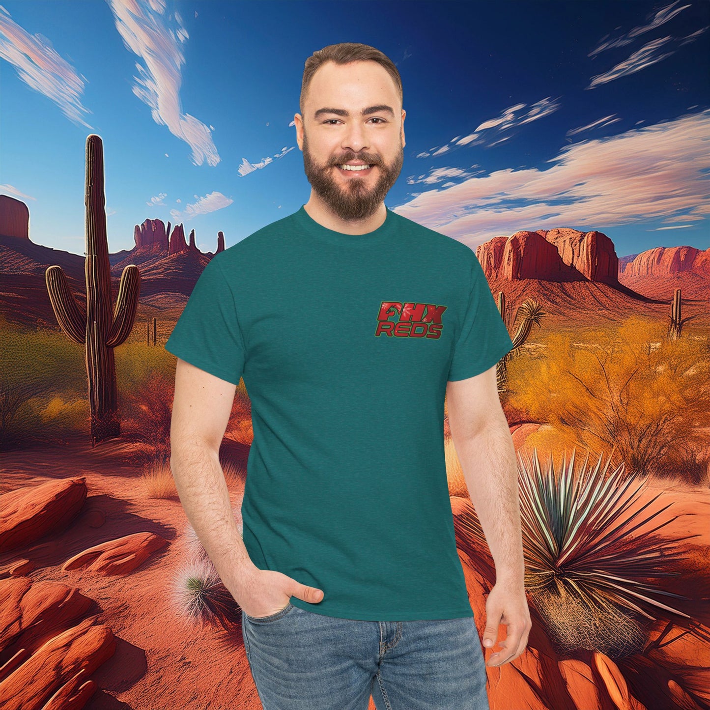 PHX Reds Christmas Crest Tee