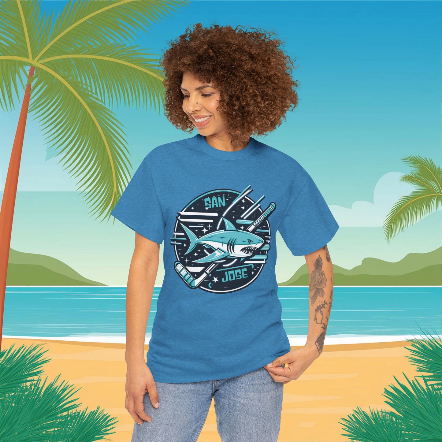 San Jose Hockey Logo Tee
