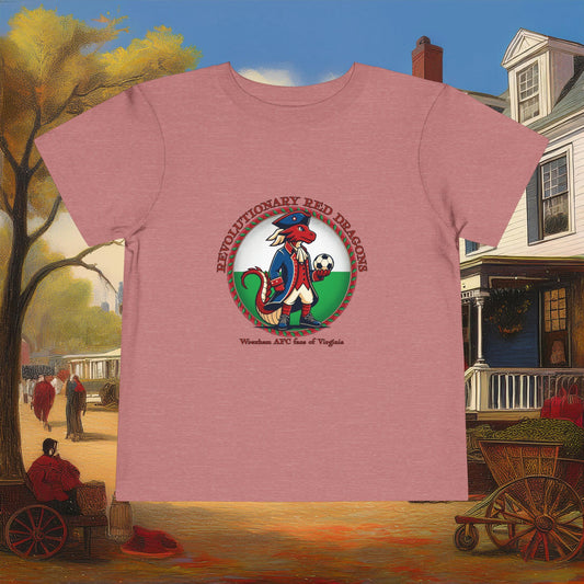 Little Revolutionary Red Dragons Toddler Tee