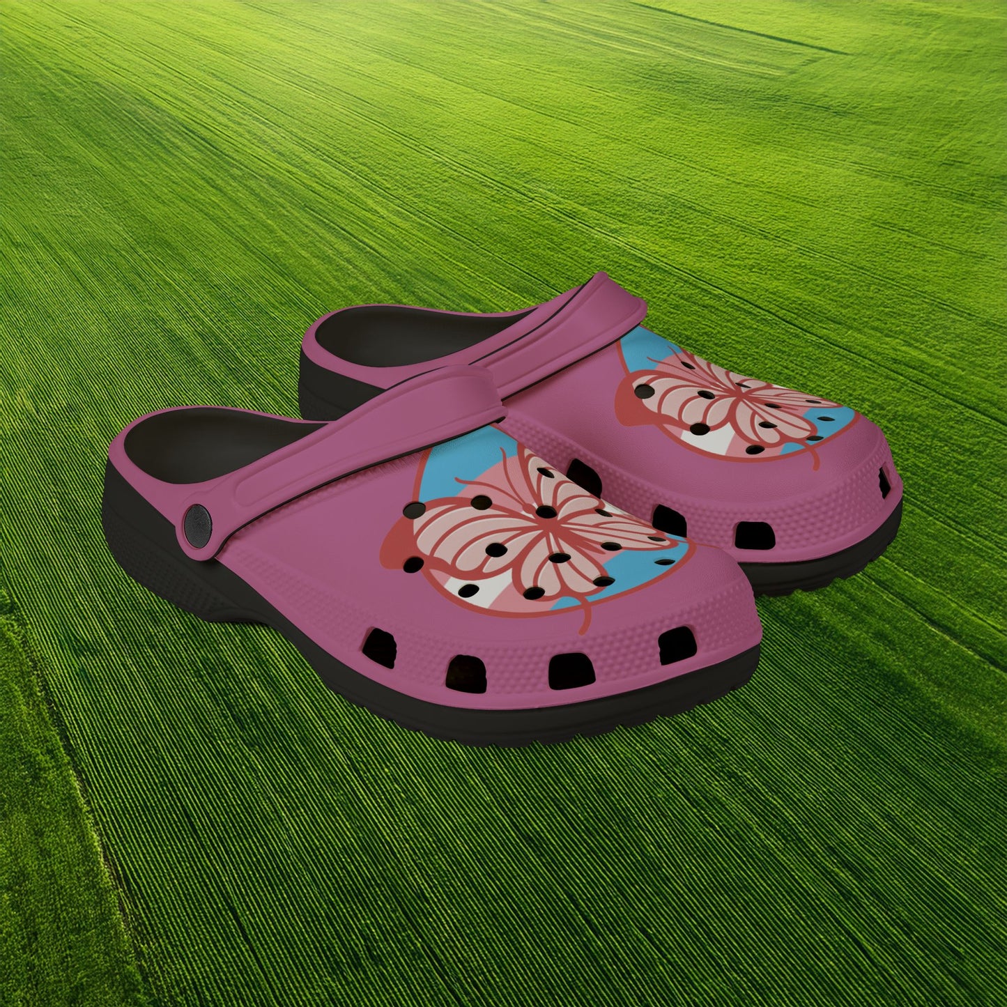 The T Elders Butterfly Foam Clogs