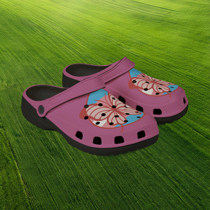 The T Elders Butterfly Foam Clogs