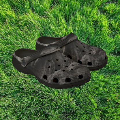 Smoke Pattern Foam Clogs