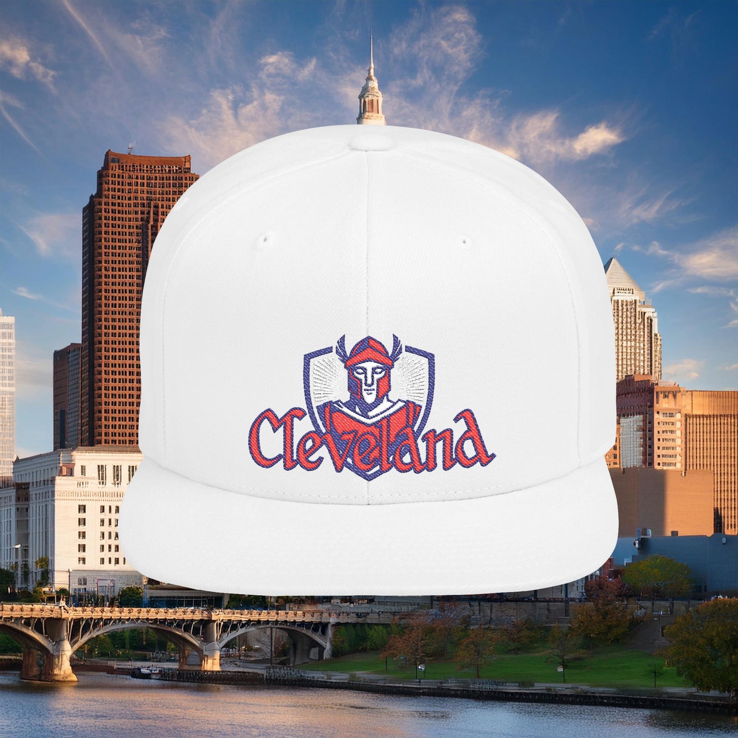Cleveland Baseball Flat Bill Snapback