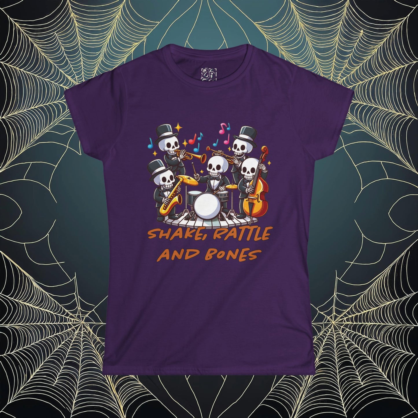 Shake, Rattle. and Bones Women's Softstyle Tee