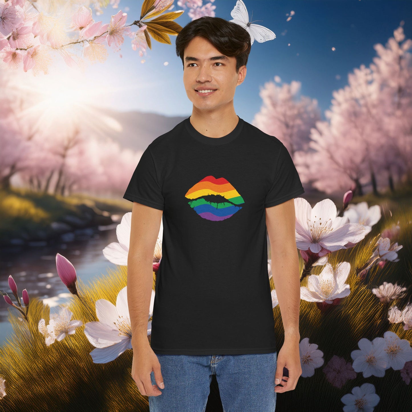 Rainbow Kiss Tee