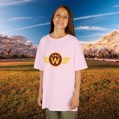 Washington DC Football Logo Kids Tee