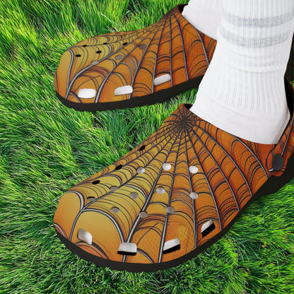 Spider Web Foam Clogs