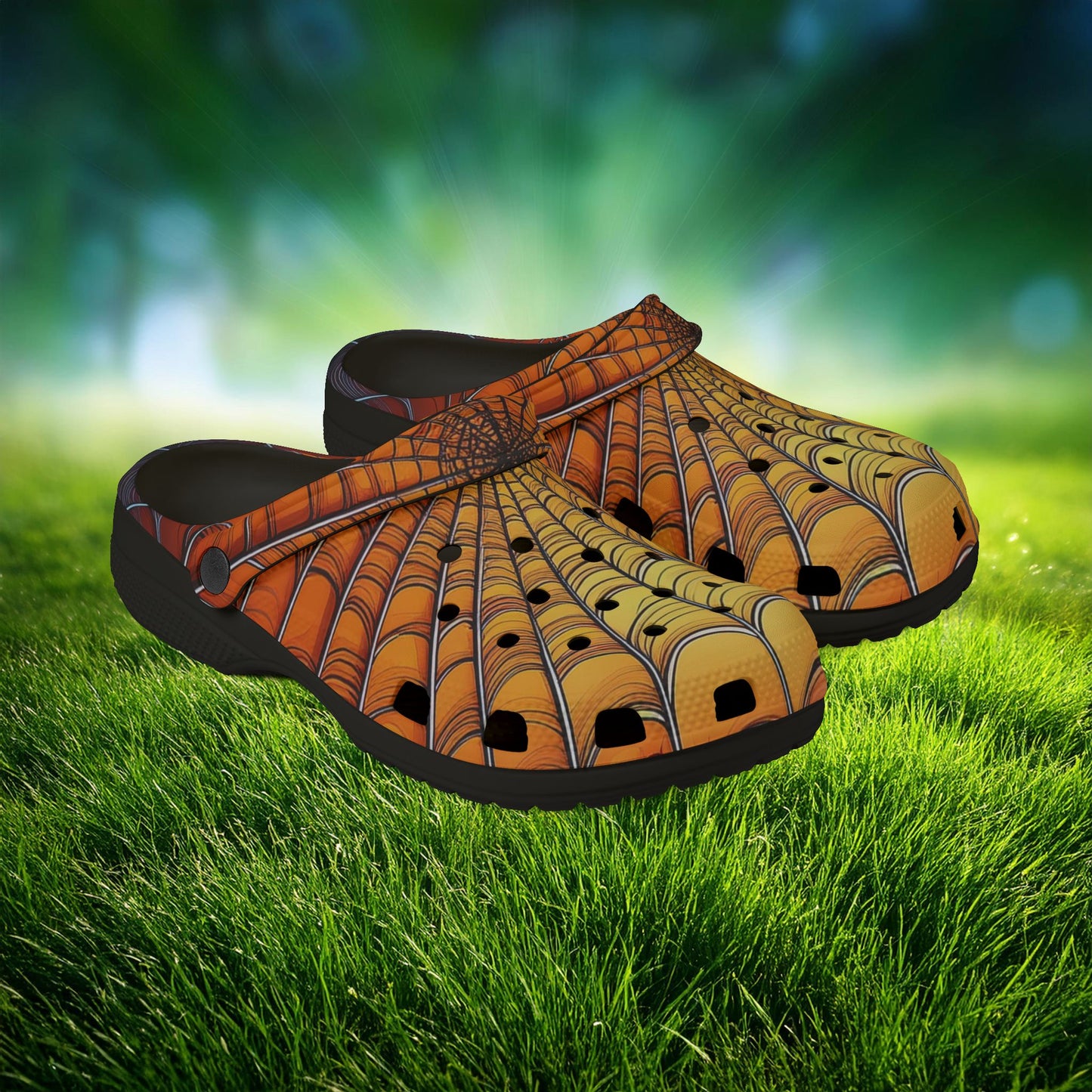 Spider Web Foam Clogs