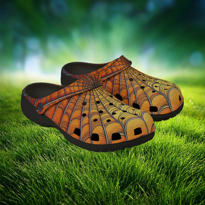 Spider Web Foam Clogs