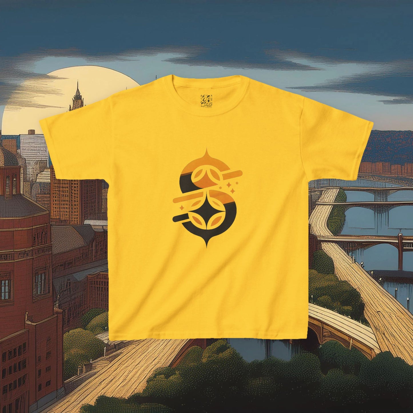 Pittsburgh Football Logo Kids Tee
