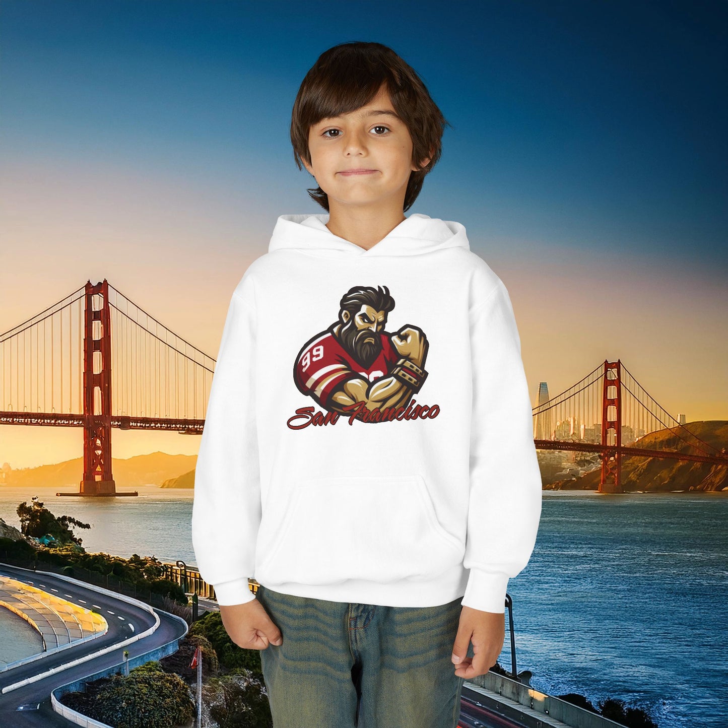 San Francisco Football Fan Youth Hoodie