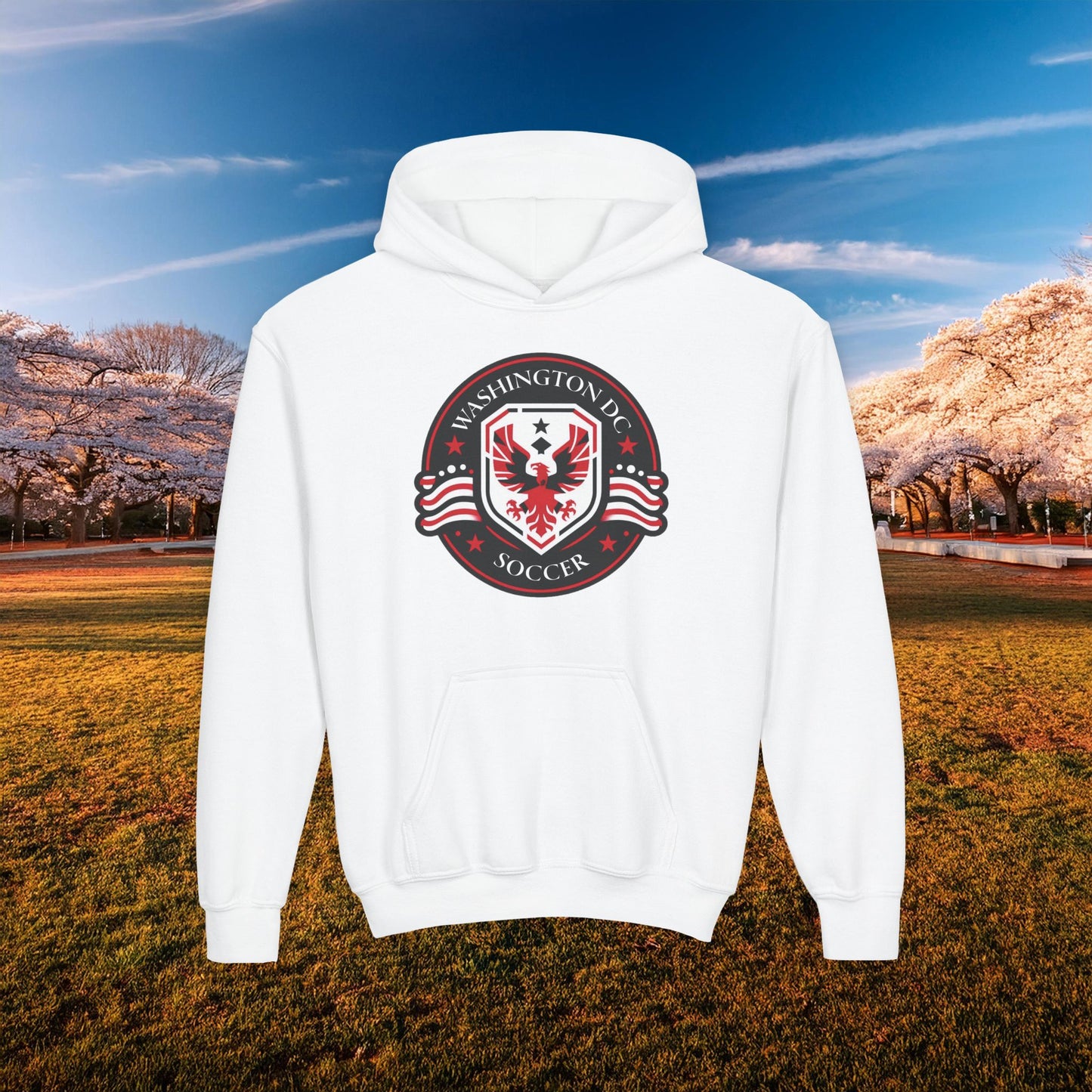 DC United Crest Youth Hoodie