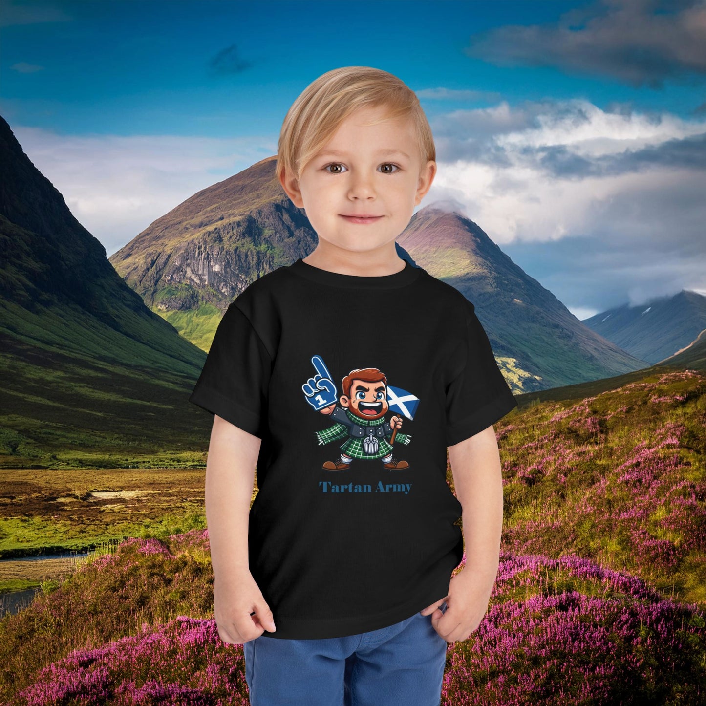 Scotland Tartan Army Toddler Tee