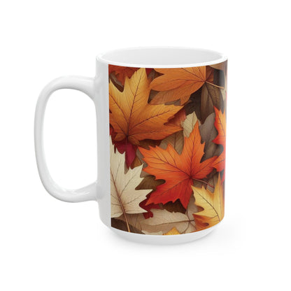 Autumn Leaves Ceramic Mugs (11oz\15oz)