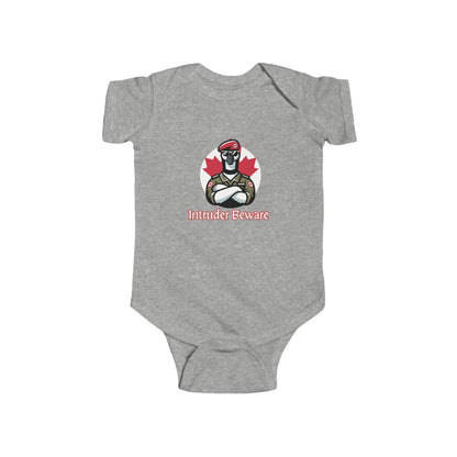 Canadian Goose "Intruder Beware" Infant Bodysuit