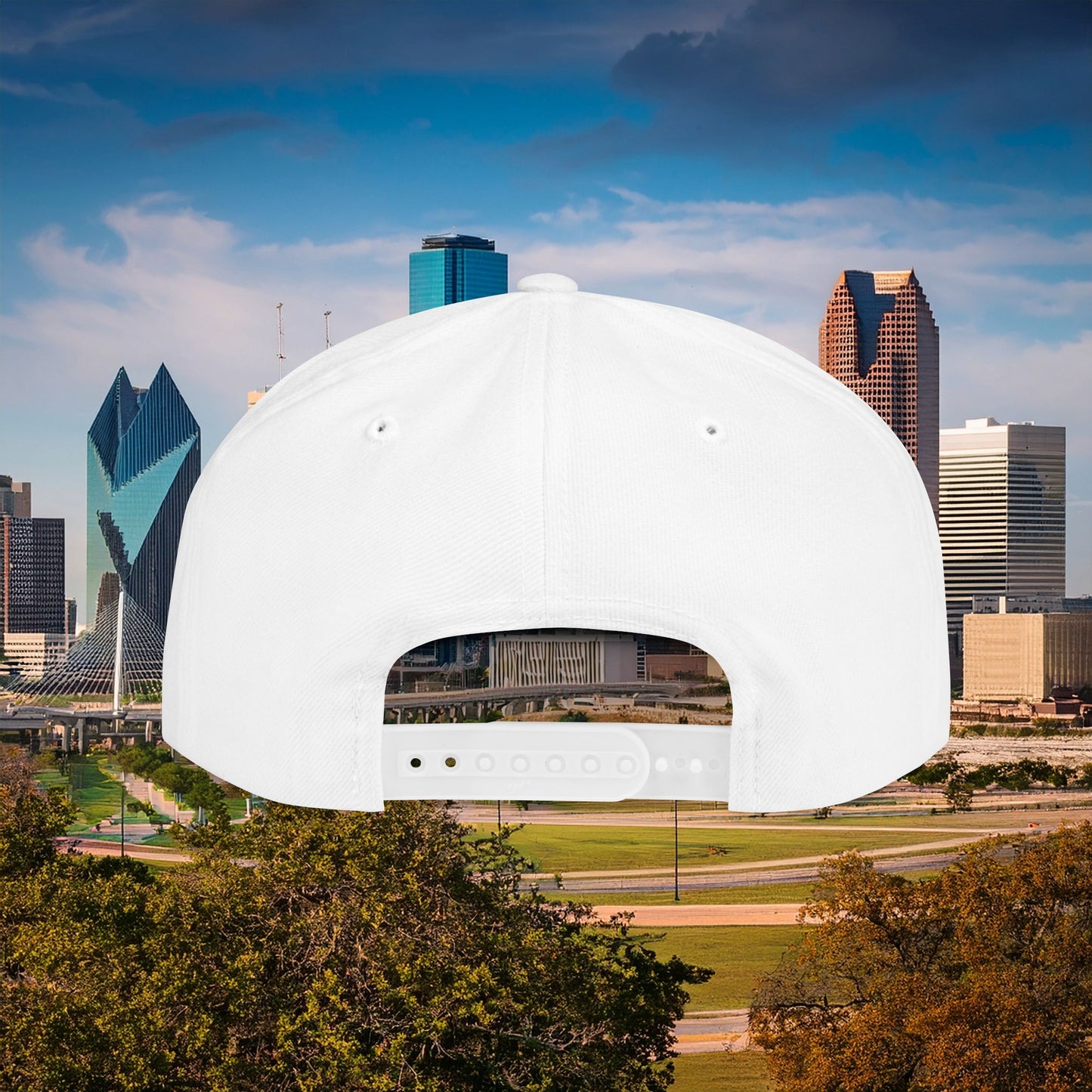 Dallas D Flat Bill Snapback with Star