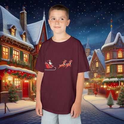 Santa's Sleigh Kids Tee