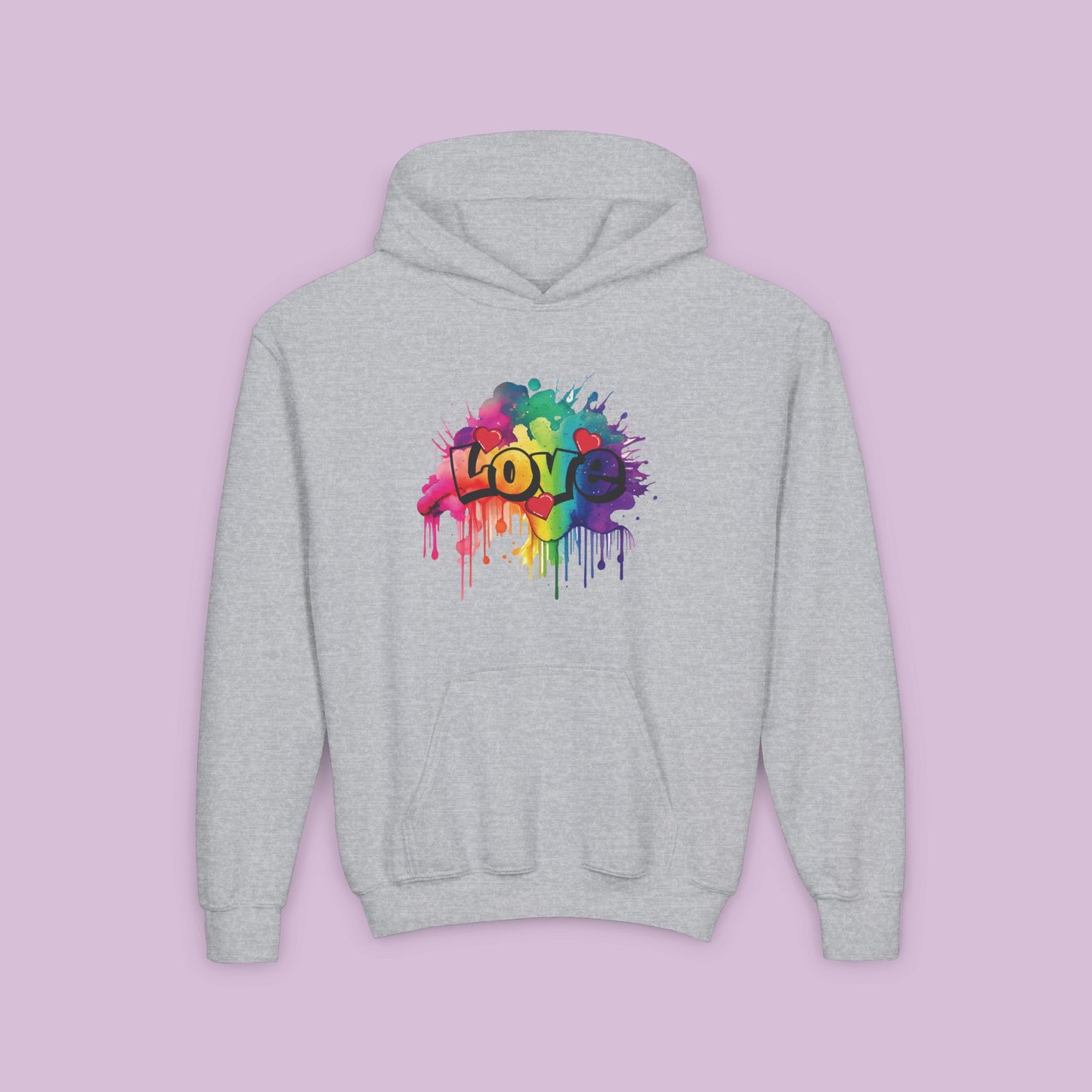 Love Color Bomb Youth Hoodie