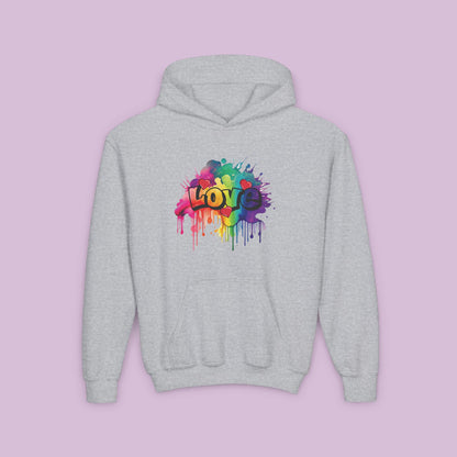 Love Color Bomb Youth Hoodie