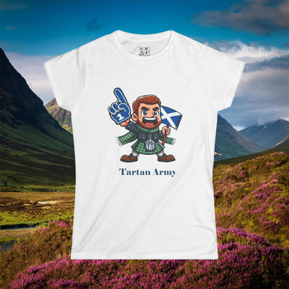 Scotland Tartan Army Women's Softstyle Tee