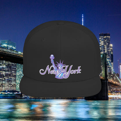New York Statue of Liberty Flat Bill Snapback