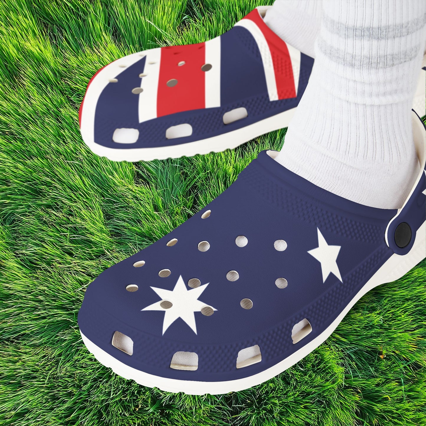 Australian Flag Foam Clogs