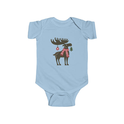 Holiday Moose Infant Bodysuit