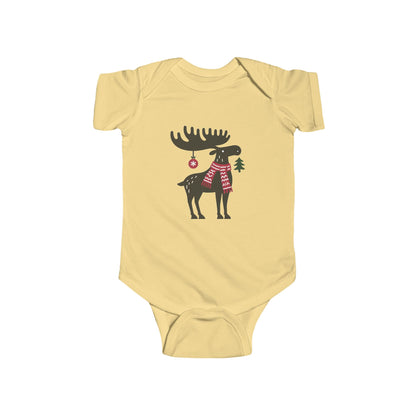 Holiday Moose Infant Bodysuit