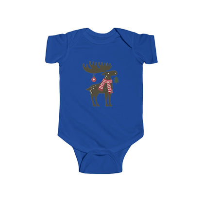 Holiday Moose Infant Bodysuit