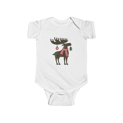 Holiday Moose Infant Bodysuit