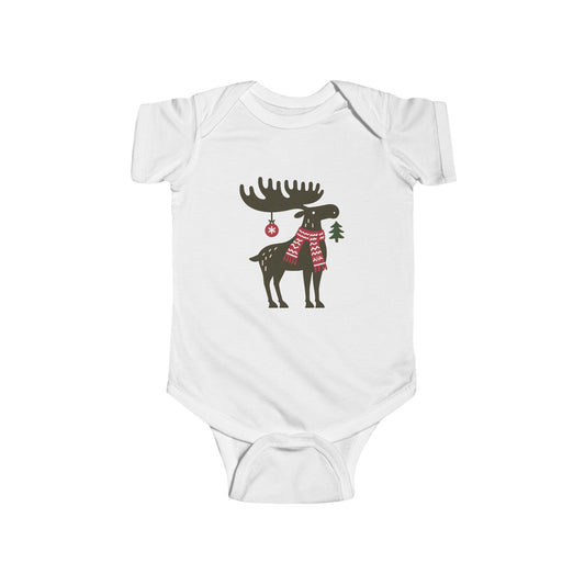 Holiday Moose Infant Bodysuit