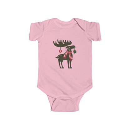 Holiday Moose Infant Bodysuit