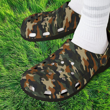 Camouflage Foam Clogs