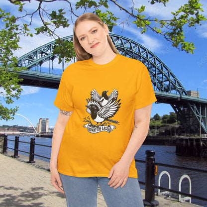 Newcastle United Howay The Lasses B&W (Twin Mags) Tee
