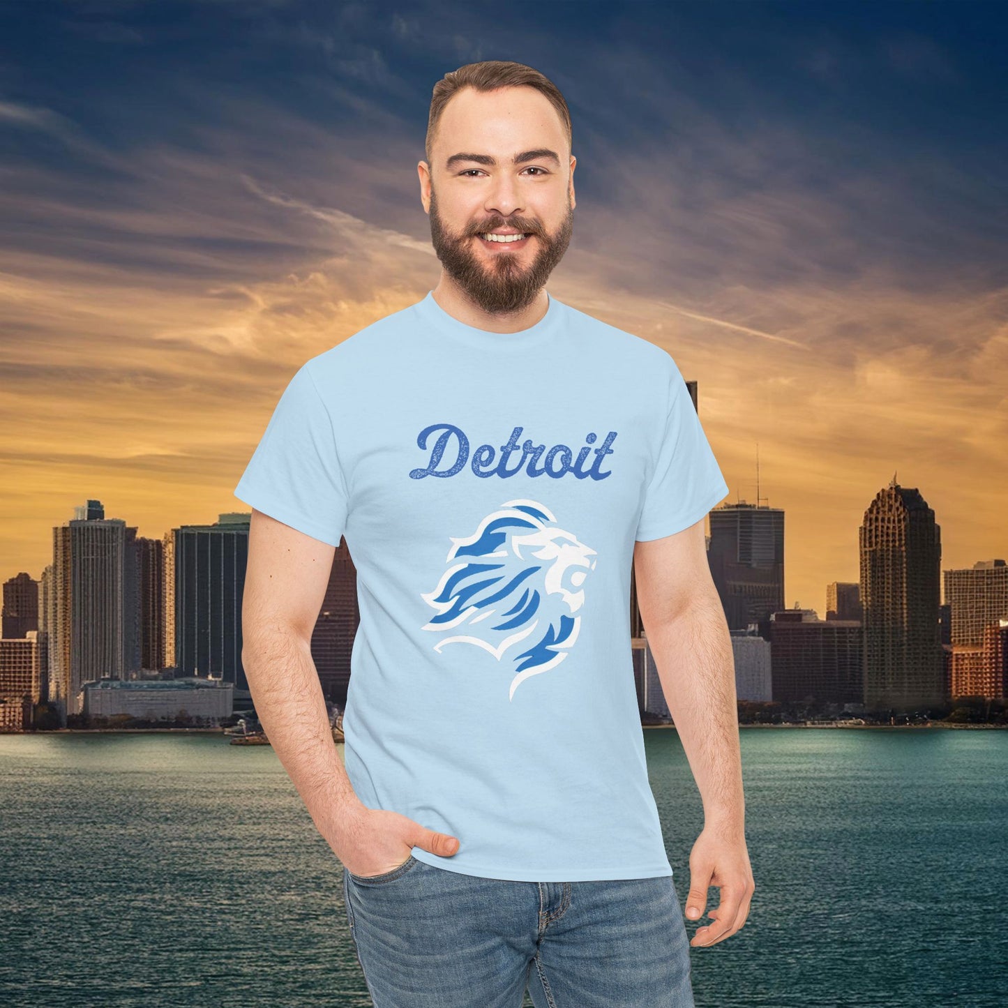 Detroit Football Crest Tee