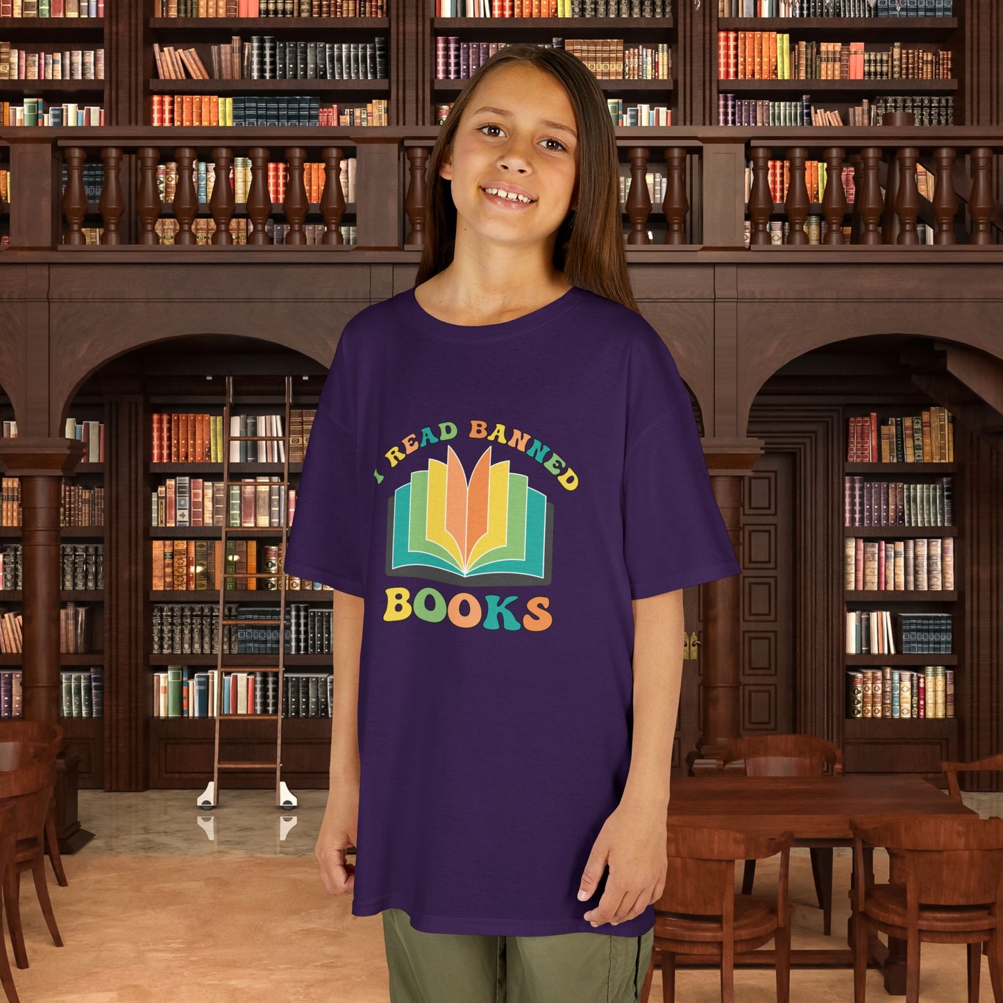 I Read Banned Books Kids Tee