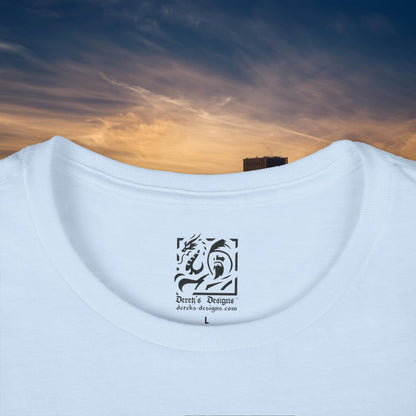 Detroit Football Logo Women's Softstyle Tee